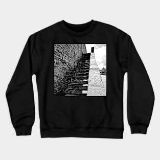 The old steps of Drellac'h Crewneck Sweatshirt